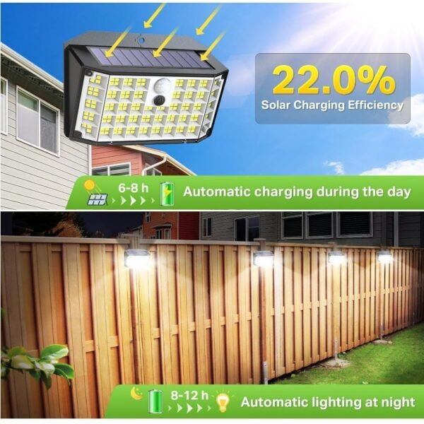 176LED Courtyard Lighting Wall Lamp - Image 2