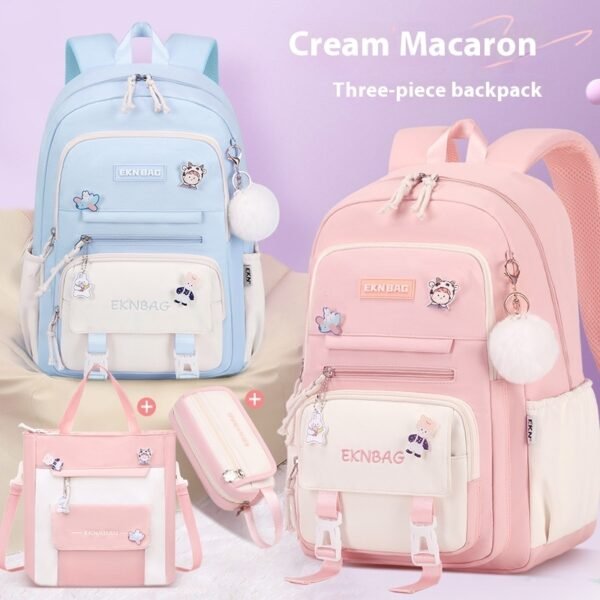 Student Children Schoolbag Girls Waterproof Backpack