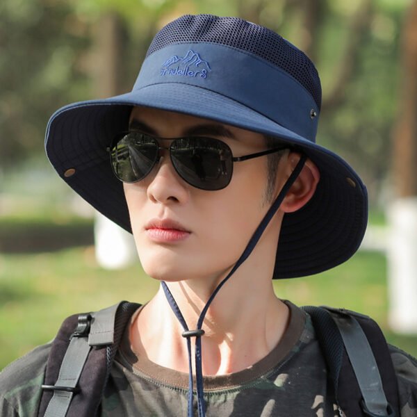 Spring And Summer Hat Outdoor Mountaineering Sun Hat Folding - Image 3
