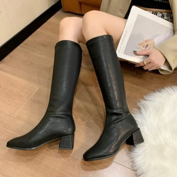 Thinner-looked High Heel Knight Female Boots - Image 4