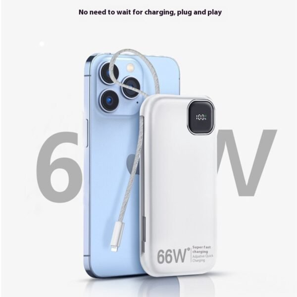 Integrated Cable Portable Battery with Large Capacity - Image 5