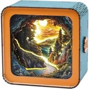 Wooden Puzzle Creative Atmosphere Small Night Lamp