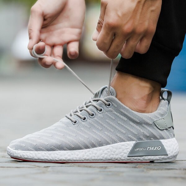 Spring and Autumn New Korean men's casual shoes men's shoes all-match tide running shoes lazy shoes - Image 3