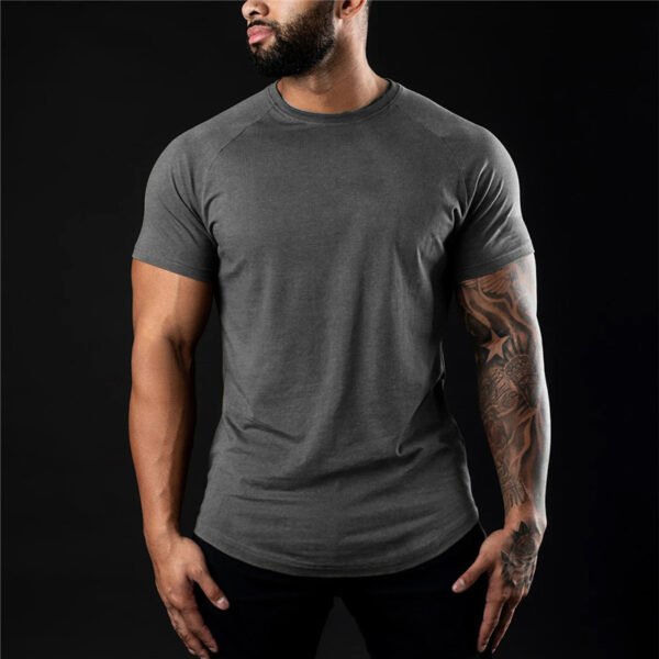 Sports Short-sleeved Quick-drying T-shirt Men's Casual Workout Top - Image 9