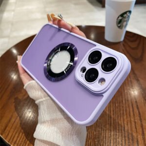 Magnetic Suction Phone Case for iPhone 15 & 14 Pro Max
