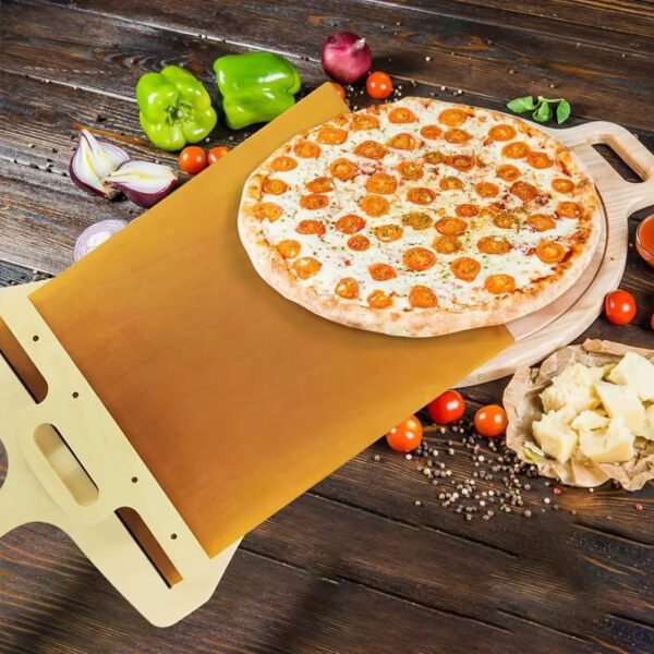 Non-Stick Pizza Paddle for Easy Transfer - Image 3