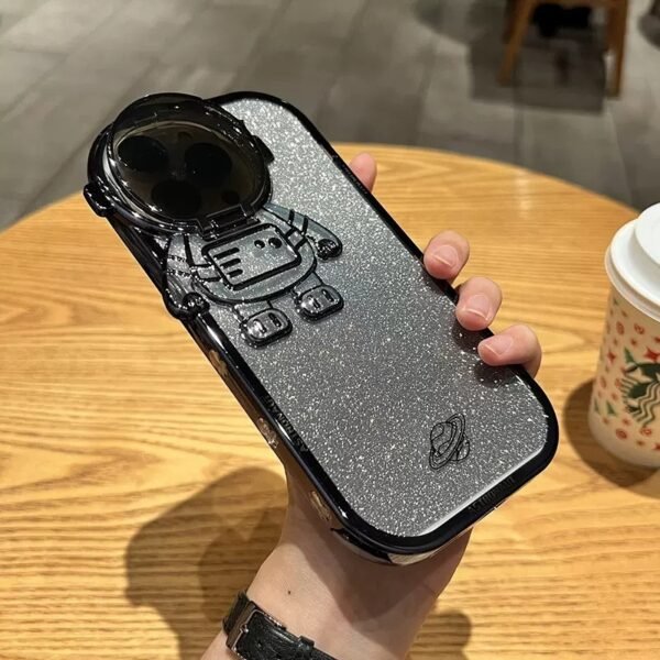 Astronaut Glitter Phone Case for iPhone 14/13/12/11 - Image 7