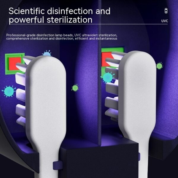 Tooth Brush Holder Sanitizer Uv Toothbrush Sanitizer Toothpaste Accessories Portable Toothbrush Sterilizer Portable Disinfectant - Image 5