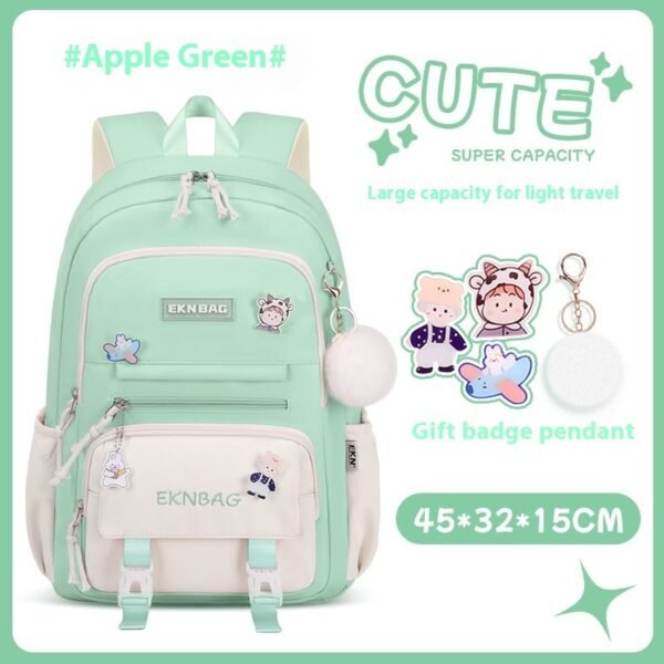 Student Children Schoolbag Girls Waterproof Backpack - Image 7