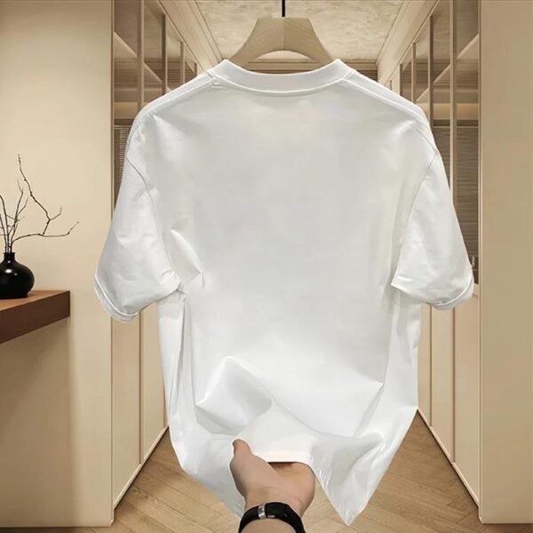 Men's Cotton Printed Short-sleeved T-shirt - Image 3