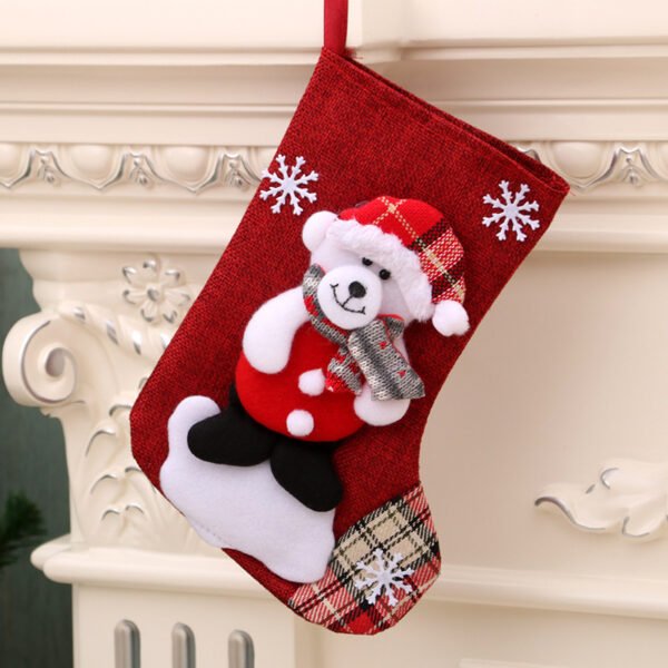 Christmas gift bag christmas hanging socks - Image 3