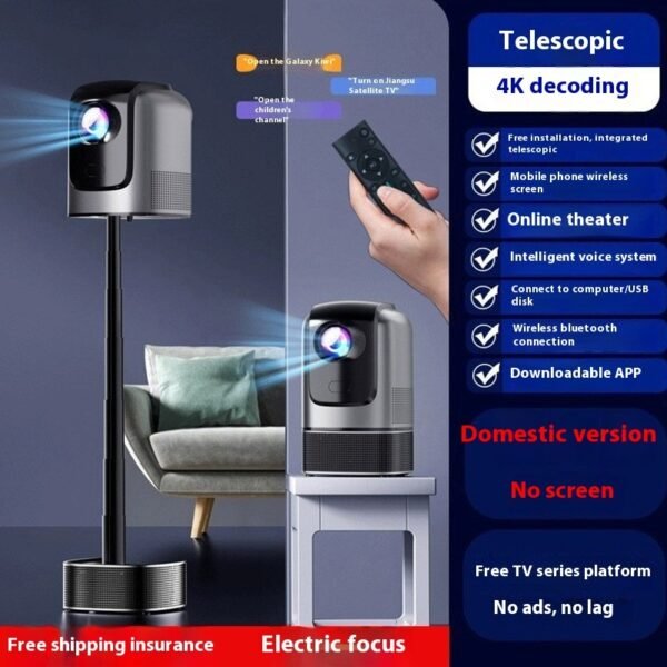 Projection Smart Phone Projection Screen Miniature Portable - Image 4