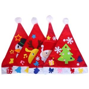 DIY Christmas Hats: Fun and Easy Crafts for Kids' Nursery School