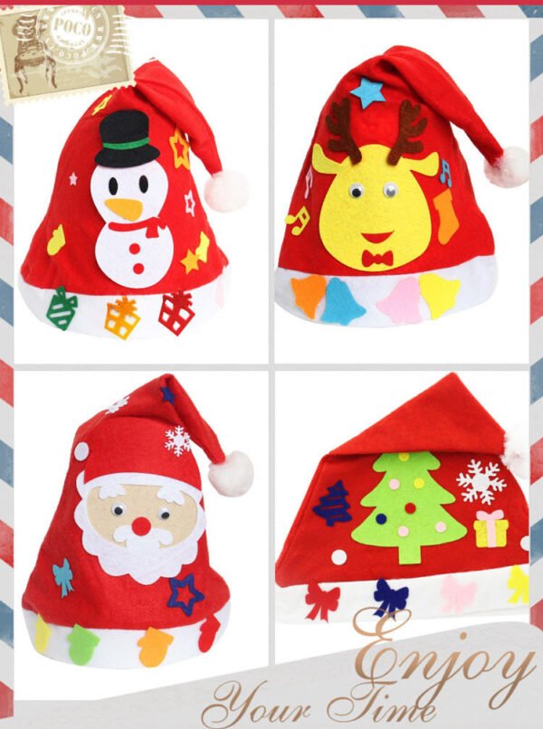 DIY Christmas Hats: Fun and Easy Crafts for Kids' Nursery School - Image 3