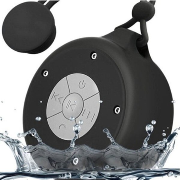 Bluetooth Speaker Wireless Suction Cup Dustproof Audio - Image 3