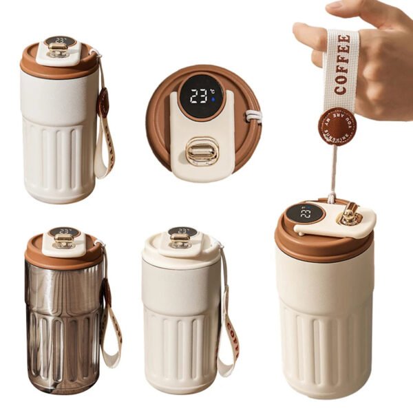 Smart Digital Thermal Bottle Portable Coffee cup - Image 2