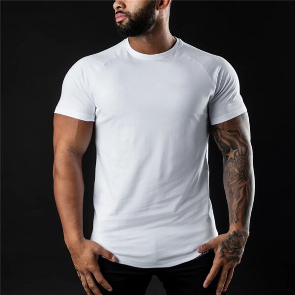 Sports Short-sleeved Quick-drying T-shirt Men's Casual Workout Top - Image 6