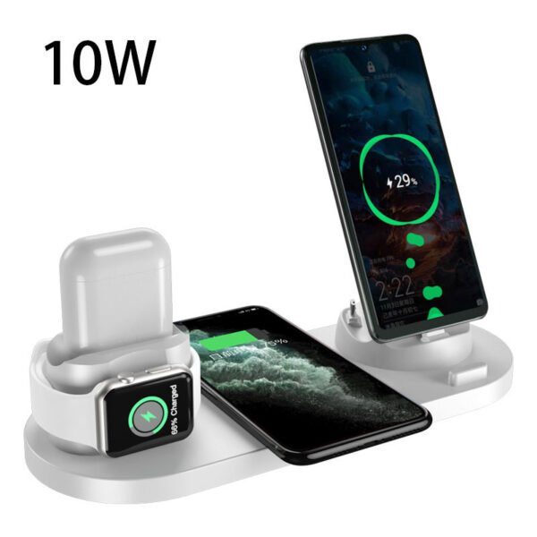 6-in-1 Wireless Charger Dock for iPhone & Watch - Image 6