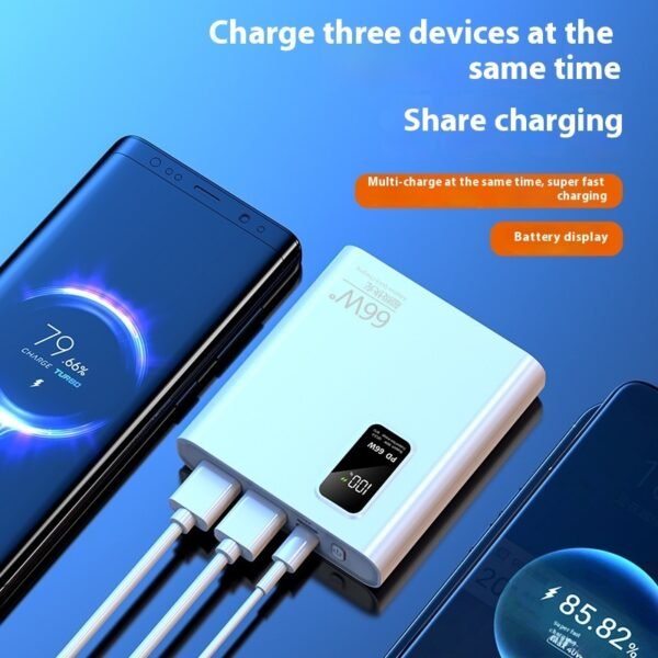 66W Mini Power Bank with Bidirectional Fast Charging - Image 3