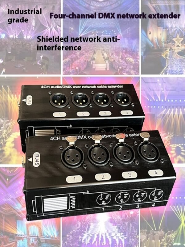 4-way Carnon Network Cable Four-channel DMX512 Network Signal Sprinkler Anti-interference Extension 300 M - Image 10