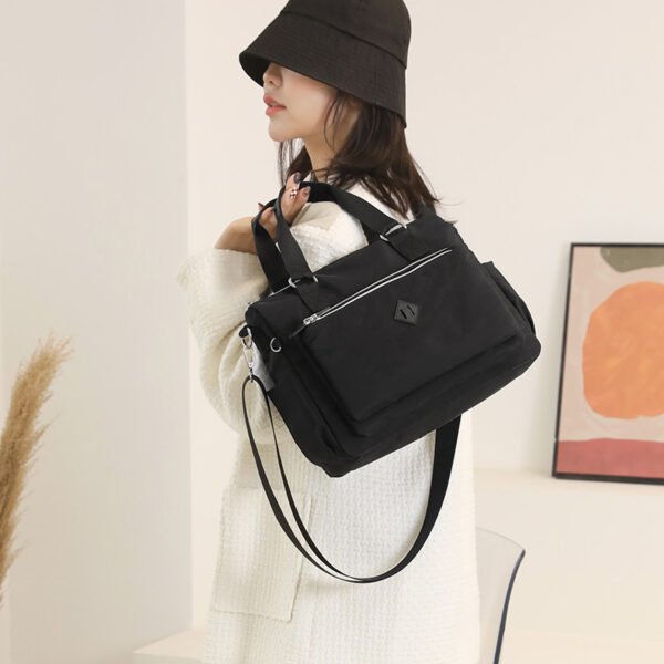 Fashion Trendy One-shoulder Bag Multi-layer Waterproof Nylon Women - Image 3