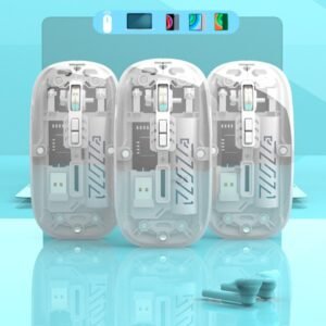 Wireless Transparent Typec Charging Mouse