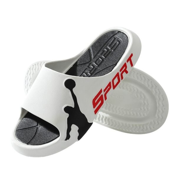 Men's Outdoor Wear Summer Thick-soled Basketball Fashion Slippers Wear-resistant - Image 5