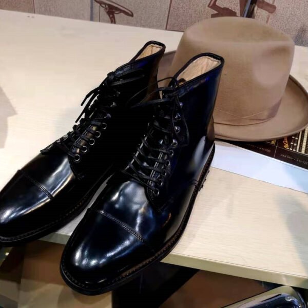 Three Joint Gentleman Suit Leather Shoes - Image 4
