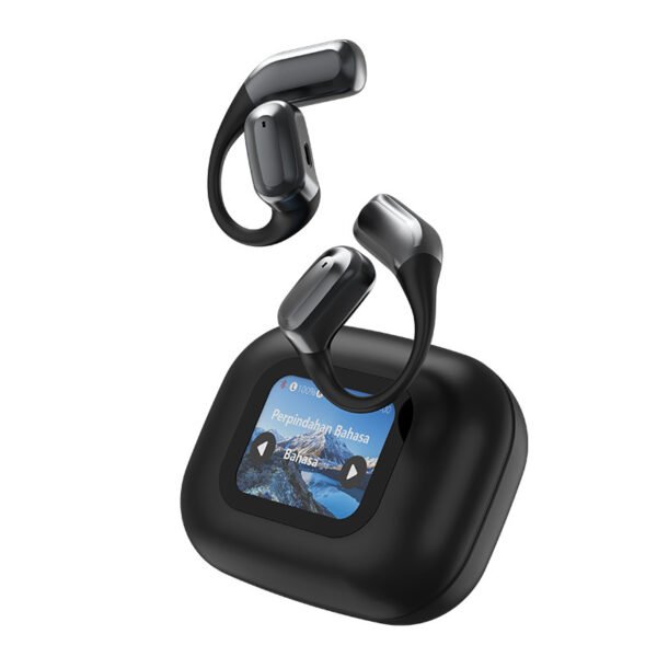 A16 Color Screen OWS Plug-in Card Multi-language Simultaneous Interpretation Wireless Bluetooth Translation Headphones - Image 3