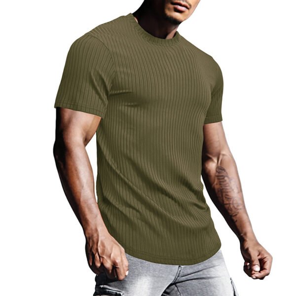 Men's Sports Tight Short-sleeved T-shirt - Image 8