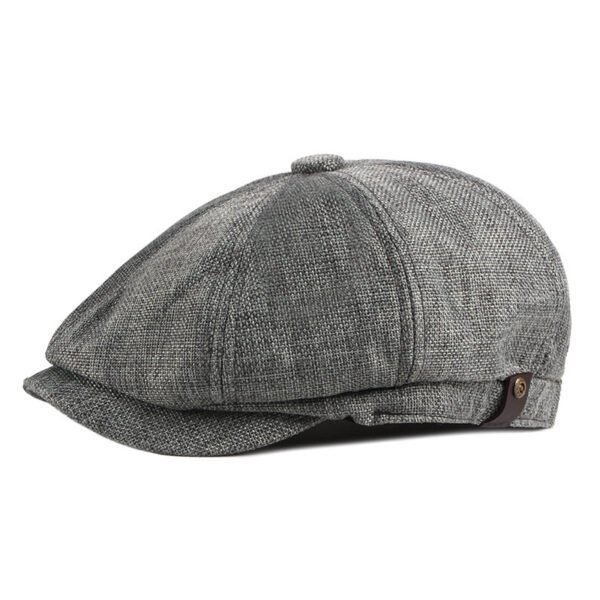 Thin, Breathable, Imitation Linen Cap - Image 3