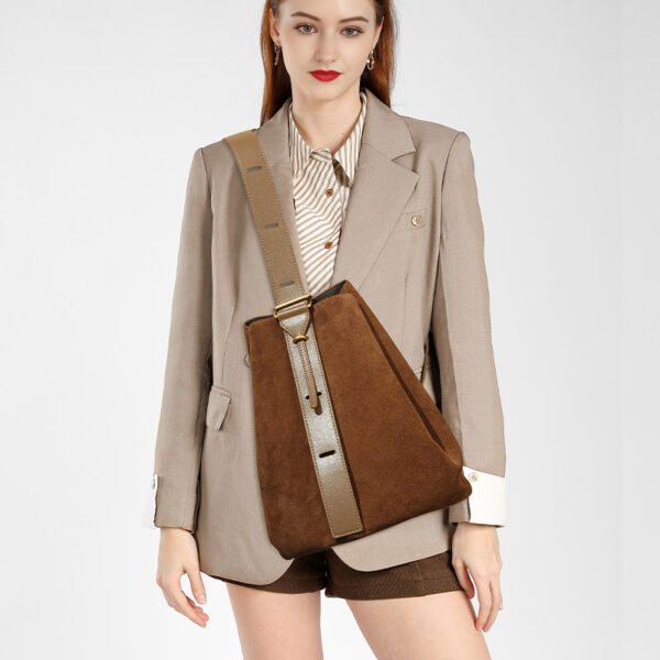 AutumnWinter Bags Women's Fashion Matte Leather Shoulder Underarm Bag - Image 4