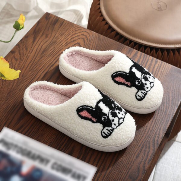 Cotton Slippers Women's Home Winter Animal Embroidery Warm - Image 8