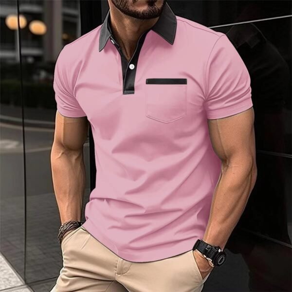 Slim Chest Pocket Short Sleeve Men - Image 9