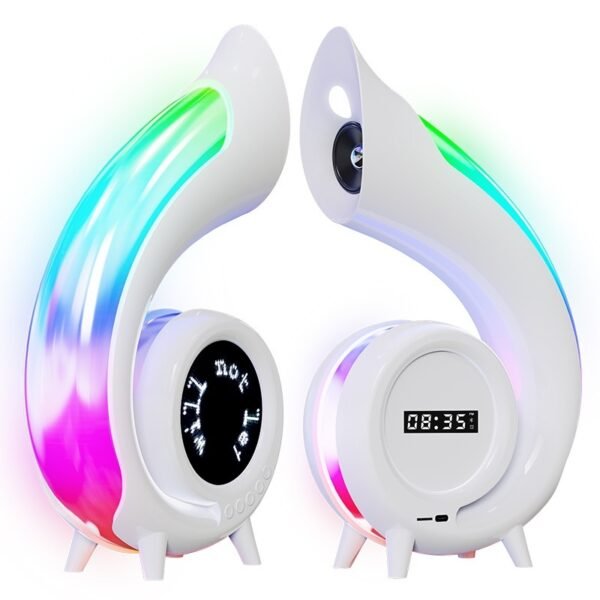 Lyrics Display Conch Bluetooth Audio RGB Ambience Light Creative Desk Lamp - Image 5