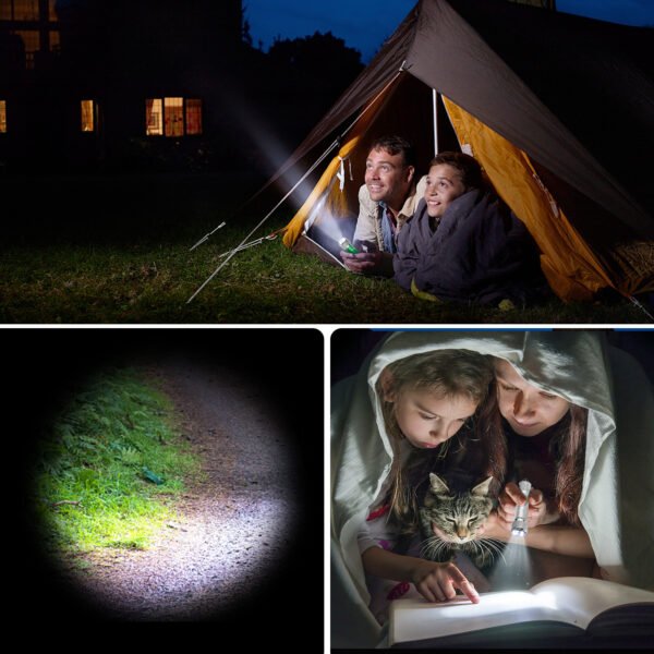 Mini Keychain Light Emergency Night Light Camping Flashlight Portable LED Torch Aluminum Keyring - Image 4