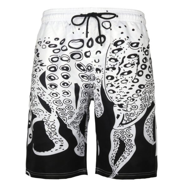 Men's Beach Pants Casual Shorts Octopus Amazon Plus Size Sweatpants - Image 10