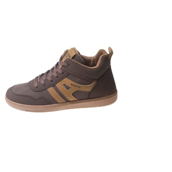 Women's Soft-soled Breathable Flat Round Toe Color-blocking Low-cut Skate Shoes - Image 4