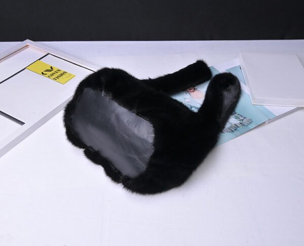 Whole Skin Mink Fur Wrap Soft Surface - Image 8