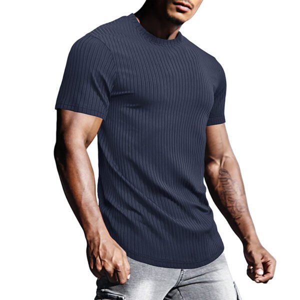 Men's Sports Tight Short-sleeved T-shirt - Image 9
