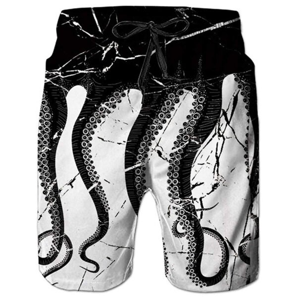 Men's Beach Pants Casual Shorts Octopus Amazon Plus Size Sweatpants - Image 6