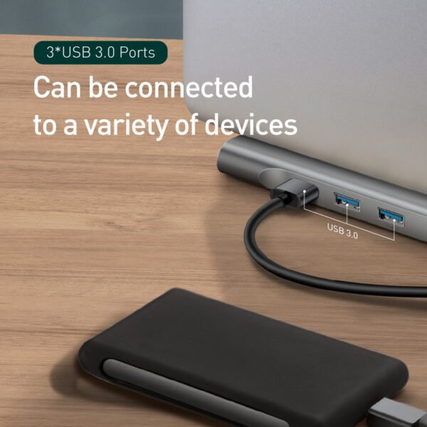 Cooling Bracket 10-Port Hub with HDMI & VGA Conversion - Image 5
