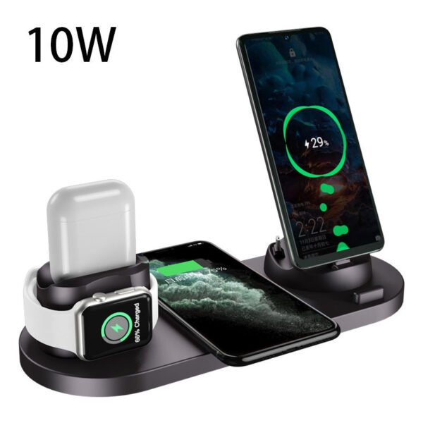 6-in-1 Wireless Charger Dock for iPhone & Watch - Image 7