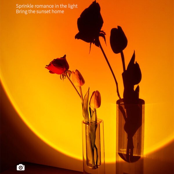 2 In 1 Mini Wireless Sunset Lamp Air Humidifier 300ML Fog Sprayer Humidifiers Ambient Light Mute Mist Maker For Home Decor Office - Image 5