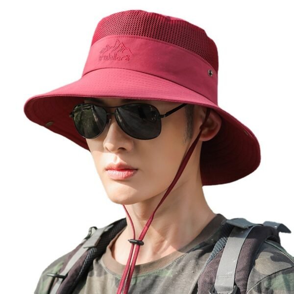 Spring And Summer Hat Outdoor Mountaineering Sun Hat Folding - Image 5