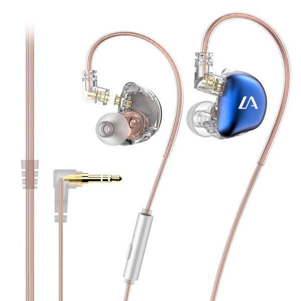 Adjustable Wire Plug-in Ear-mounted Mobile Phone Game Music Wired Headset - Image 7