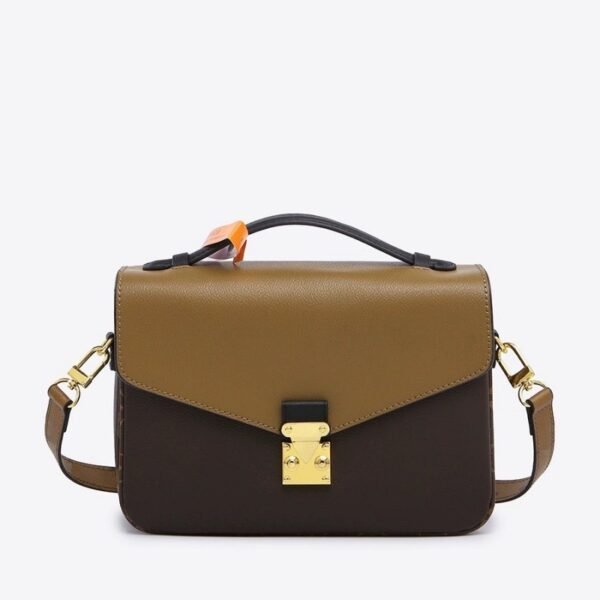 Women's Color Matching Messenger All-match Shoulder L Square Bag - Image 6