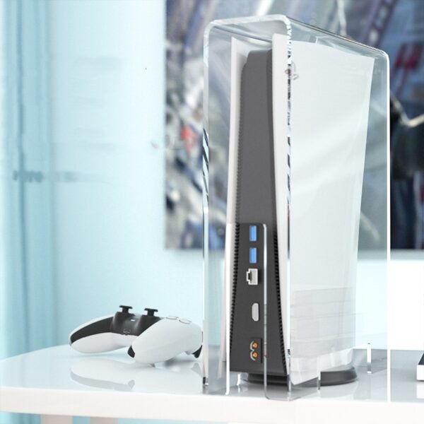 Handle Storage Box Acrylic Ps4slim Host Cooling Game Console Protection Case - Image 4