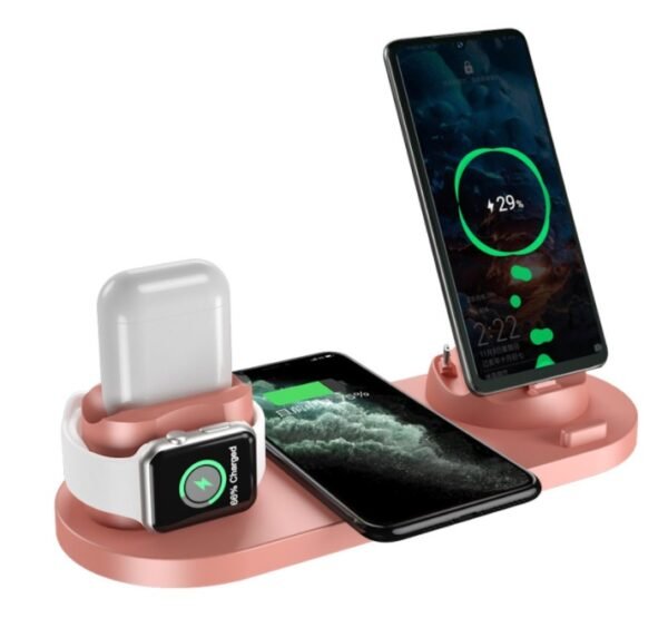 6-in-1 Wireless Charger Dock for iPhone & Watch - Image 10