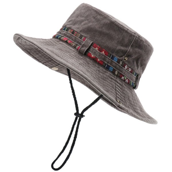 Cotton Fisherman Men's Outdoor Sun Hat - Image 6